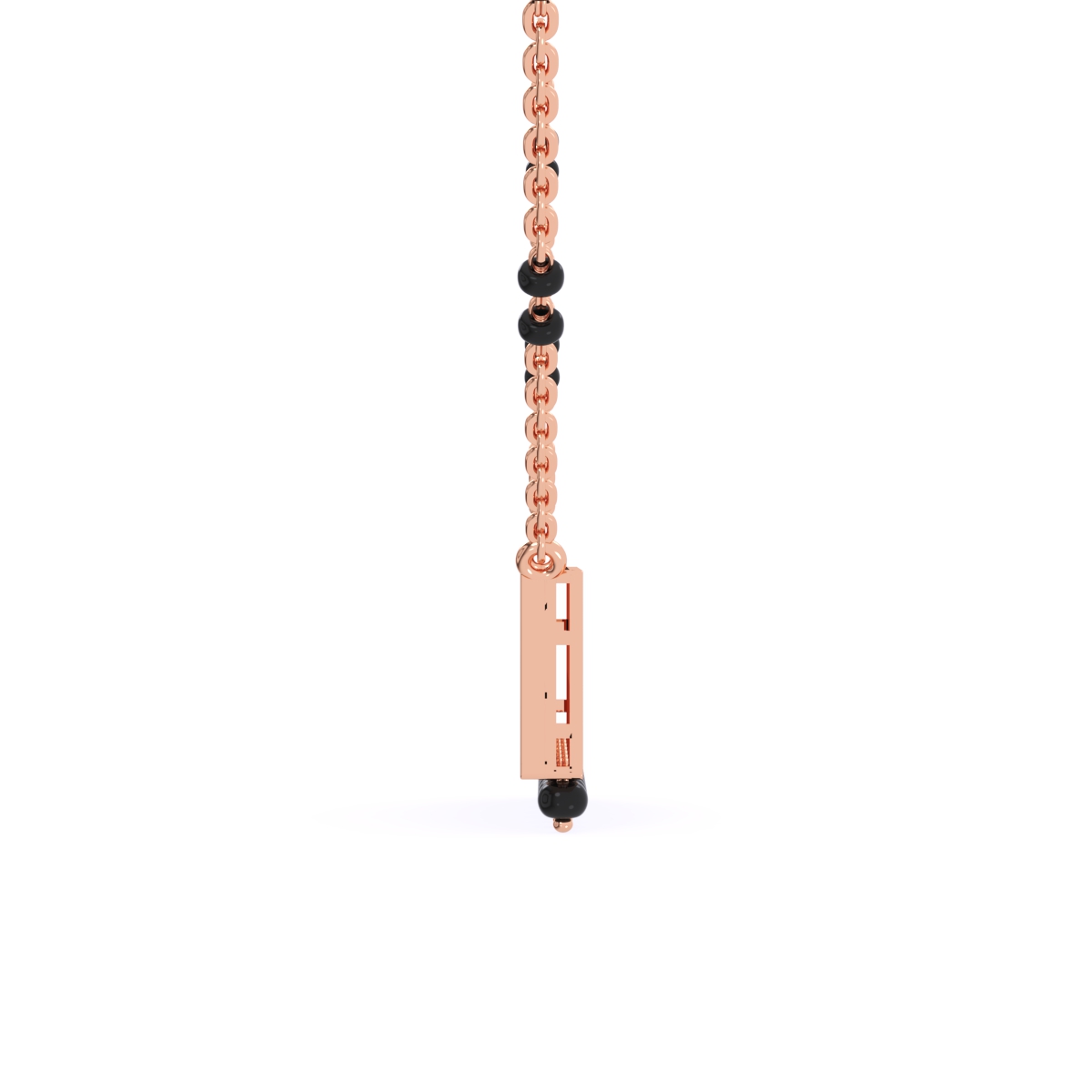 Stunning Round Cluster Diamond Mangalsutra